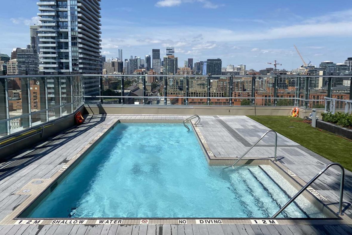 Featured Project - Toronto Rooftop - Gib-San Pools
