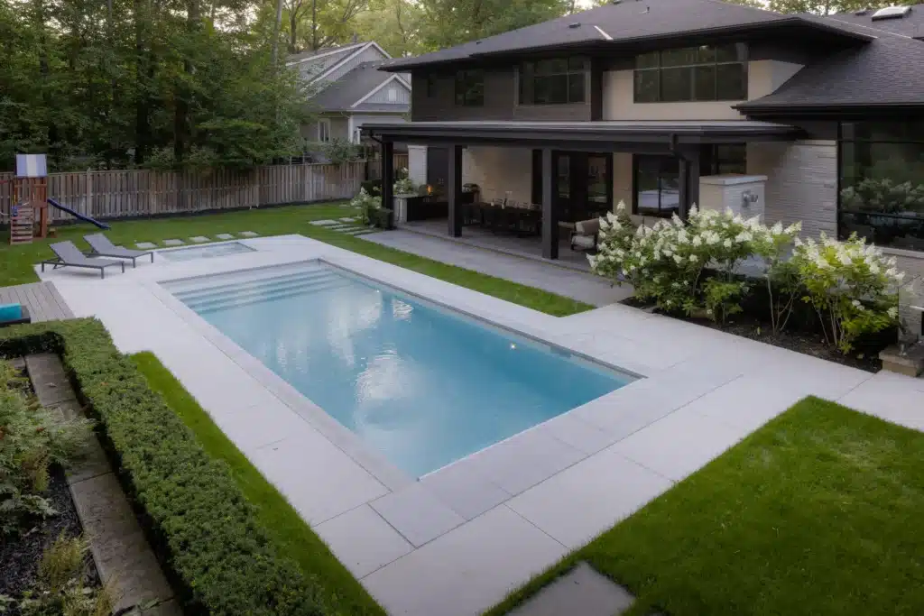 Small urban lot, streamlined custom build