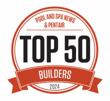 Gib-San Pools Top 50 Builders 2024 Badge