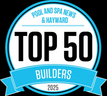 Gib-San Pools Top 50 Builders 2024 Badge