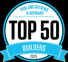 Gib-San Pools Top 50 Builders 2024 Badge